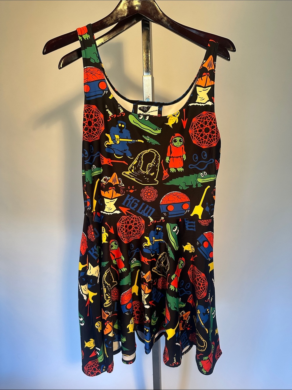 King Gizzard Lizard Wizard Graphic Skater Dress by ArtDecho1985